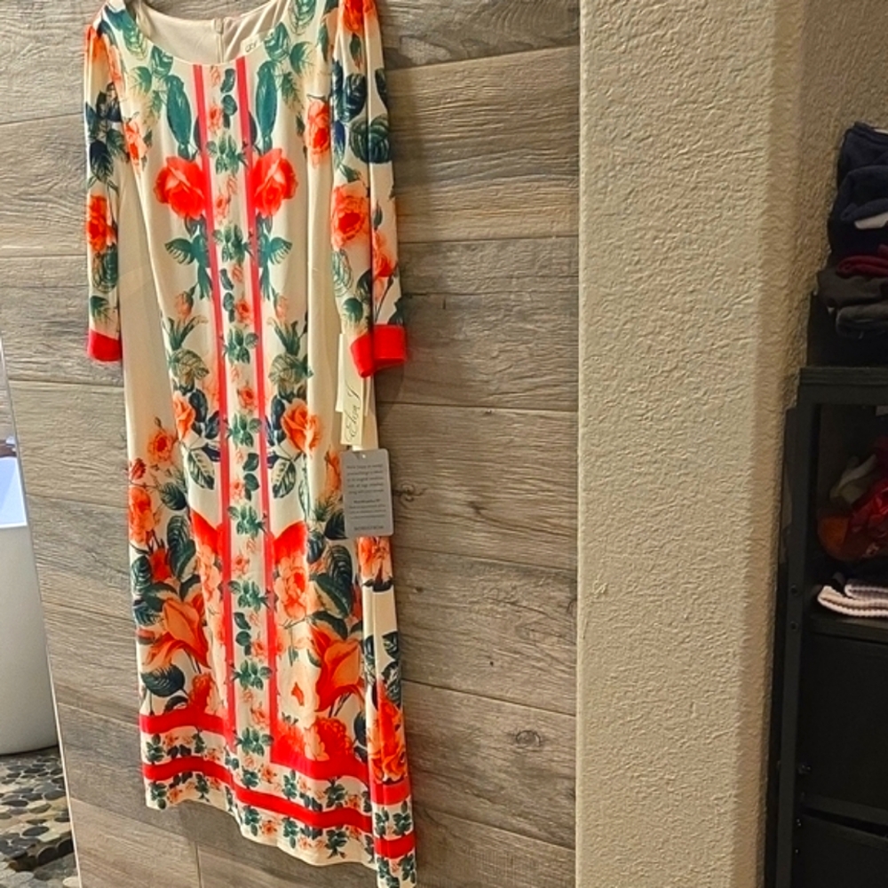 Eliza J (NORDSTROM)Floral Multicolor Dress - Picture 2 of 11